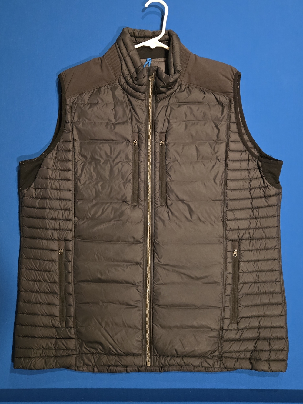 Kuhl Spyfire Projekt Quilted Down Vest Men's Size XL Black